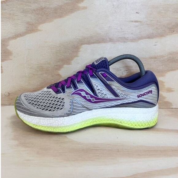 Saucony - Triumph 150 - Running Shoes - Gray/Purple - Women's - 8.5 - S10462-3 - Picture 4 of 9